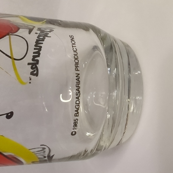 Vintage Original Alvin & the Chipmunks Singing Alvin Tall Glass 1985 - Picture 4 of 6